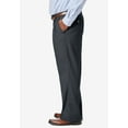 thumbnail image 3 of KingSize Men's Big & Tall Relaxed Fit Wrinkle-Free Expandable Waist Pleated Pants, 3 of 6