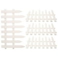 thumbnail image 2 of 4 pcs Garden Fence Lawn Fence Border Decorative Picket Fence Border Yard Plastic Fence, 2 of 9