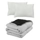 thumbnail image 1 of Edredón Dos vistas King Size Rogga Negro - Gris Perla + Almohada Frosty 2, 1 of 8