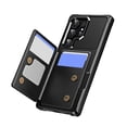 thumbnail image 2 of for Samsung Galaxy S24 Ultra Case Premium Leather RFID Blocking Wallet with Card Holder, Back Flip Cover Kickstand Magnetic Closure Shockproof Heavy Duty Case for Samsung Galaxy S24 Ultra,Black, 2 of 8