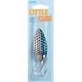 thumbnail image 2 of Acme Tackle Little Cleo Fishing Spoon Hammered Nickel/Blue, 2 of 9