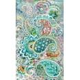 thumbnail image 2 of Nai, Danhui 12x18 Black Ornate Wood Framed with Double Matting Museum Art Print Titled - Paisley Flowers, 2 of 4