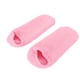 thumbnail image 2 of 2 pares de calcetines de gel hidratante con aceite esencial, vitamina E, reutilizables, exfoliantes y suaves, para spa, belleza y reparación de pies, color rosa., 2 of 14