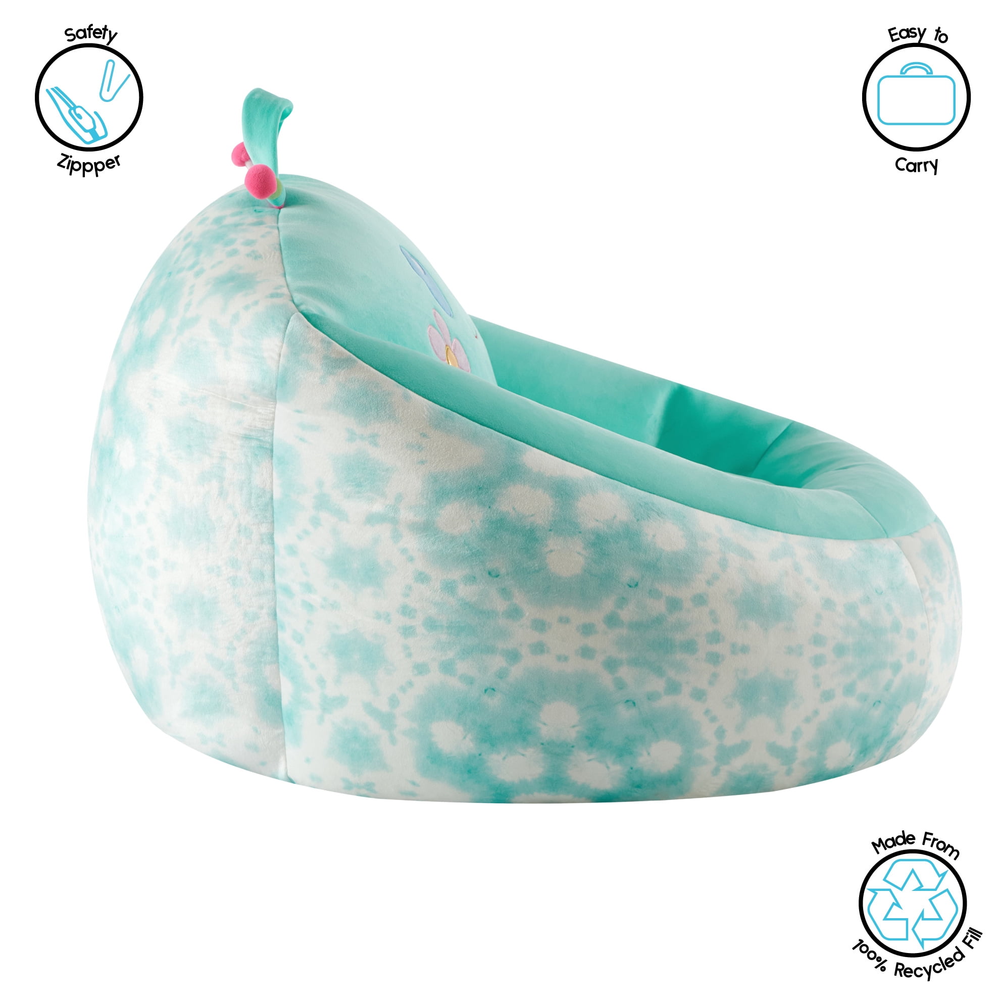 American Kids Squishy Butterfly Bean Bag Chair