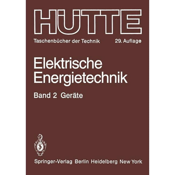 Elektrische Energietechnik: Geräte, (Paperback)
