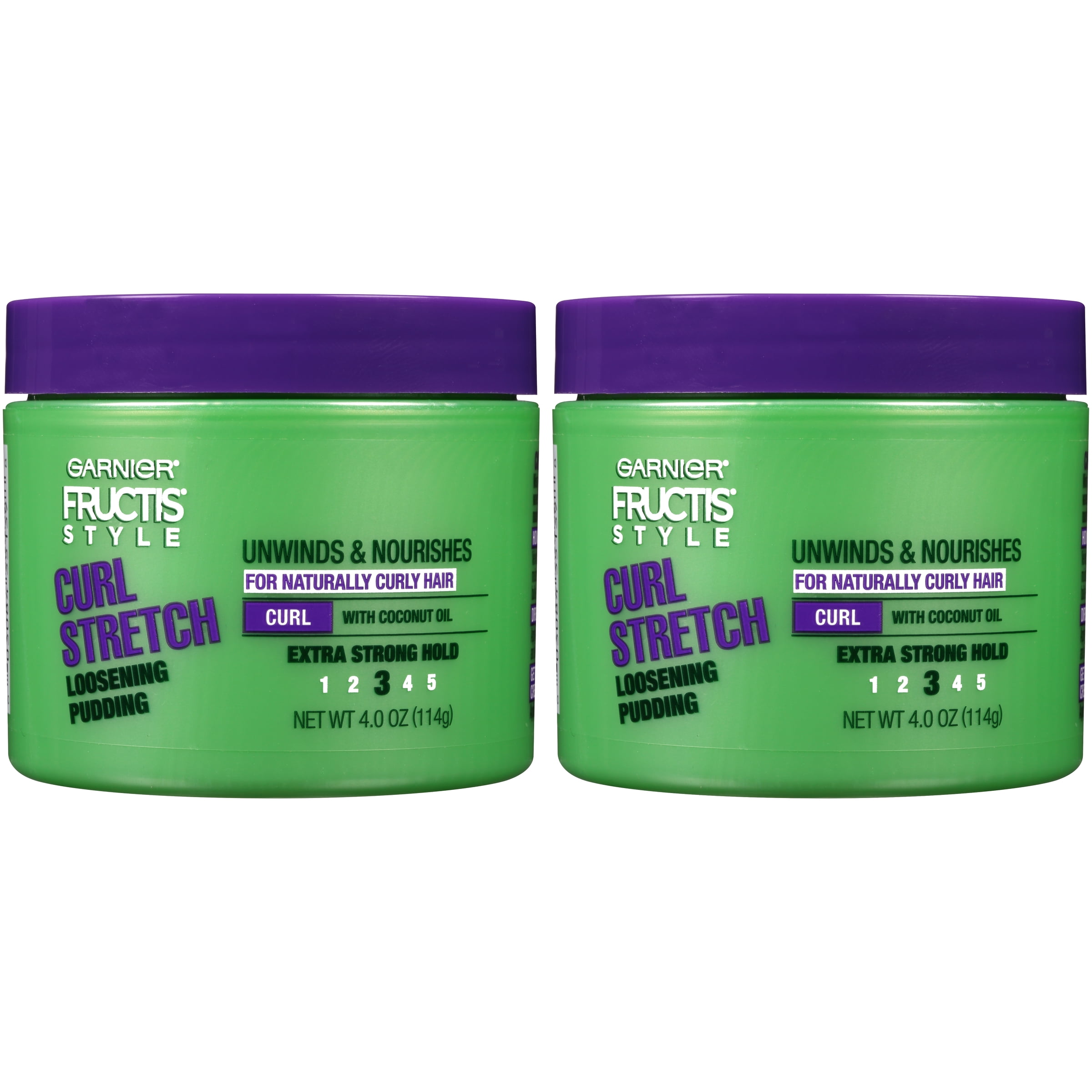 Garnier Fructis Style Curl Stretch Loosening Pudding, 2 count