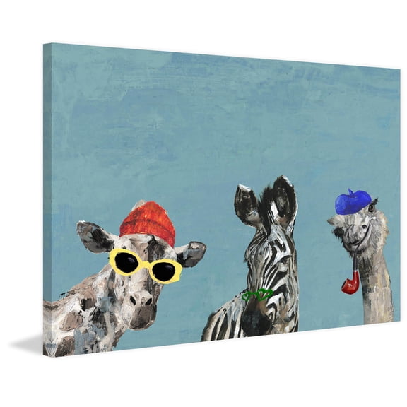 Happening Bunch III Painting Print on Wrapped Canvas