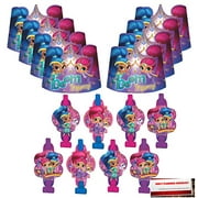 Shimmer and Shine Tiaras and Blowouts bundle pack (8 Blowouts & 8 Tiaras)