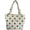Beige, variant on Hfppkn Polka Dot Corduroy Lunch Handbag Reusable Small Tote Bag for Work Picnic 17x13x21cm Green
