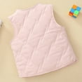 thumbnail image 5 of Gubotare Toddler Vest Baby Boy Girls Sleeveless Jacket Full Zipper Fleece Vest Toddler Kids Fall Winter Waistcoat Outerwear with Pocket 12 18 Months (Pink,12-18 Months), 5 of 9