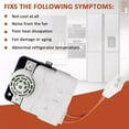 thumbnail image 3 of W10464673 Refrigerator Evaporator Fan Motor for Whirlpool Replacement Part 115V TAPDRA Spare Part, 3 of 3