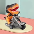 thumbnail image 4 of Dinosaur Toy,Dinosaur Motorcycle Toy Boy Simulation Tyrannosaurus Dinosaur Model Inertial Motorcycle Toy,Inertial Dinosaur Vehicle (4Pcs), 4 of 5