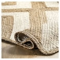 thumbnail image 2 of Indian Handmade Jute Braided Rug | Textured pattern Rug Non-slip jute rug, Textured jute rug, Neutral jute rug, Earthy tone rug, 2 of 8