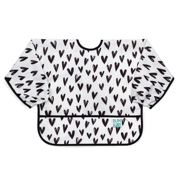 Bumkins Baby Sleeved Bib: XOXO
