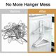 thumbnail image 4 of Magnetic Hanger Organizer,Hanger Storage Rack for Washing Machine,Hanger Stacker for Closet Laundry Room,Clothes Hanger Storage for Adult or Child Clo, 4 of 4