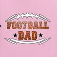 thumbnail image 2 of Wild Bobby, Football Dad, Sports, Men Long Sleeve Shirt, Light Pink, Medium, 2 of 4