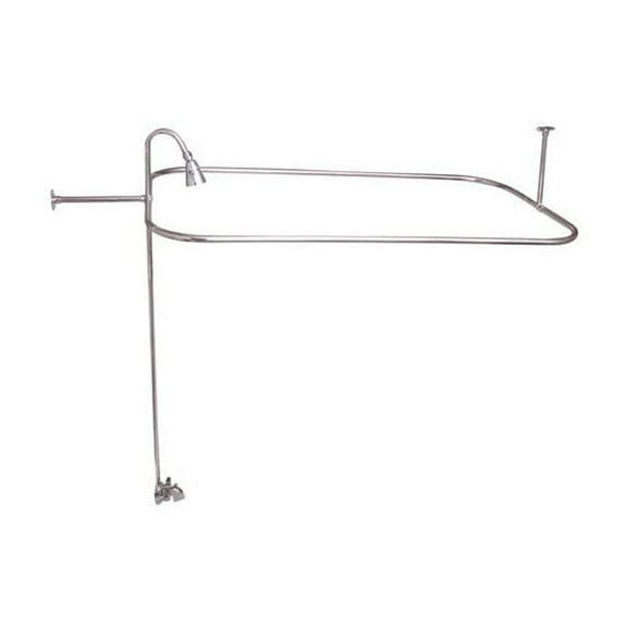 BarclayConverto Shower w/48" Rect Rod