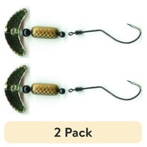 (2 pack) Mack's Lure Smile Blade Spindrift Walleye Gold Mirror Black Scale 1