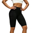thumbnail image 7 of Hurx Capri Leggings with Pockets for Women Tummy Control Knee Length Leggings Yoga Pants Women Capri Pants Workout Black,XL, 7 of 7
