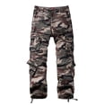 thumbnail image 3 of Pantalones Cargo Match para Hombre en Algodón Camuflaje Gris Salvaje, 3 of 6