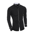 thumbnail image 1 of Camisas de hombre Camisas casuales de manga larga Ropa con botones Ropa Padre S, 1 of 8