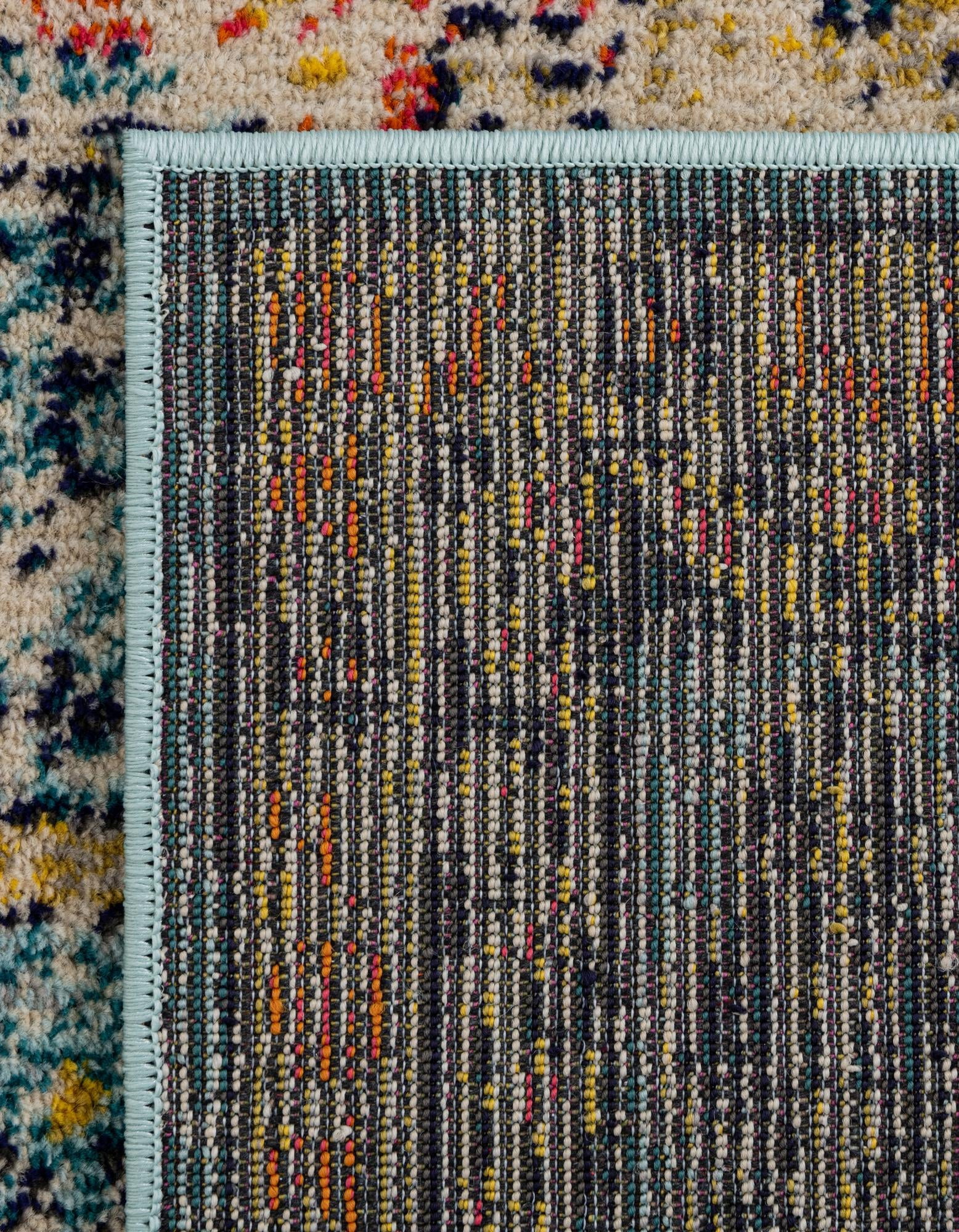 Unique Loom Monterey Collection Area Rug - Adobe (8' x 10' Rectangle Blue/Beige)