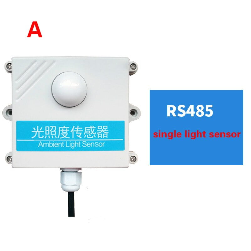 Light sensor 420mA RS485 200000Lux industrial intensity illumination