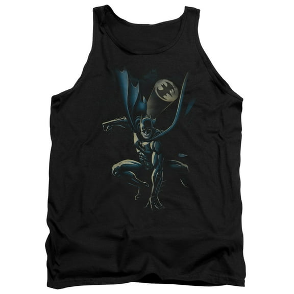 Batman Calling All Bats Adult Tank Top Black