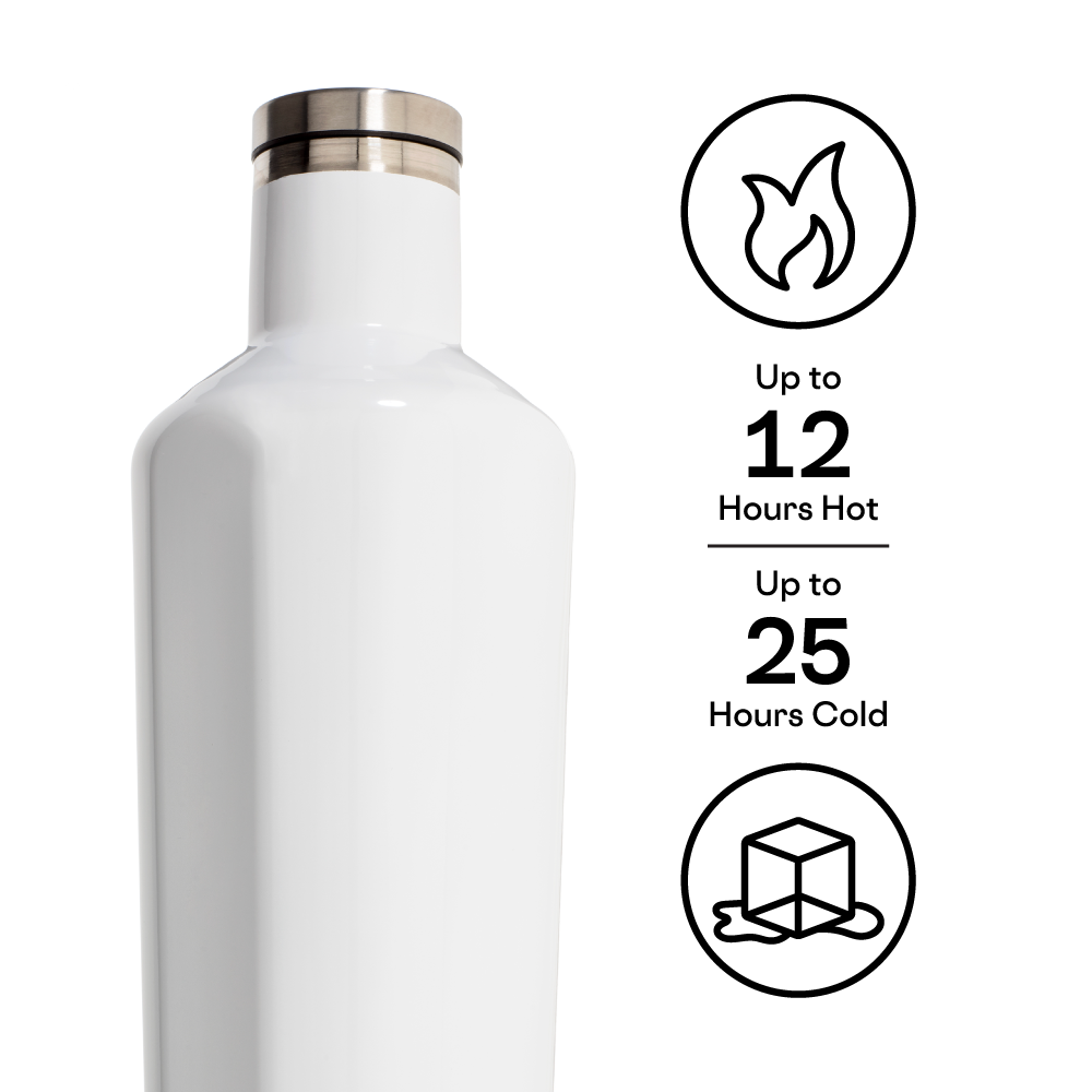 350 ml Stainless Steel Insulated Water Bottle - White – Blank
