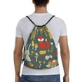 thumbnail image 2 of Bingfone Cute Animal Forest Drawstrings Backpacks Bags For Men Women Gym Drawstrings Bag, 2 of 9