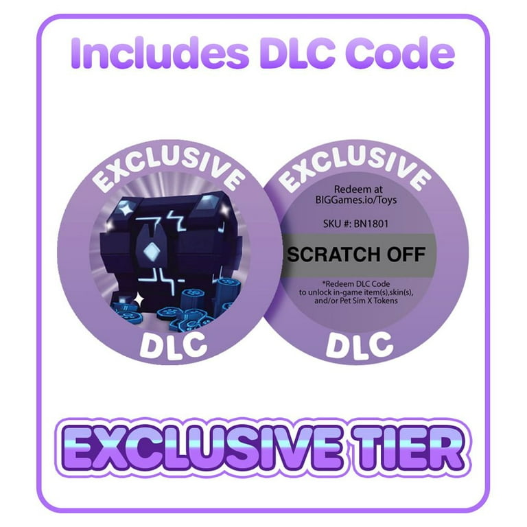 LOT- Exclusive Epic DLC Code Pet Simulator X. Codes sent through message.