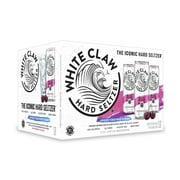 White Claw Hard Seltzer Black Cherry, 12 Pack, 12 fl oz Cans, 5% ABV