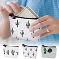 thumbnail image 4 of GASTROPOD Mini Canvas Coin Purse Women Cactus Wallet Coin Bag Pouch Holder Small Cute Storage Bag Small Fresh Pouches Fashion Design, 4 of 7