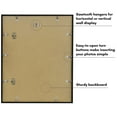 thumbnail image 3 of Americanflat 18x22 Picture Frame with Polished Plexiglass Streamline Collection Thin Border Wall - Black, 3 of 8