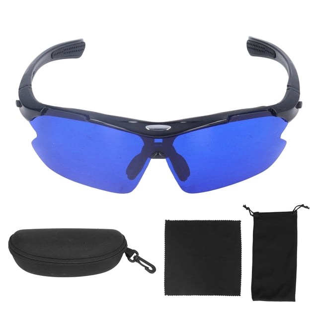 Gafas de golf con buscador de pelotas Gafas de sol deportivas polarizadas Gafas de sol deportivas de golf con lente azul