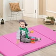 thumbnail image 2 of Gymnastics Mat, Thick Folding Kids' Gymnastic Tumbling Mat with Carrying Handles, 2 of 4