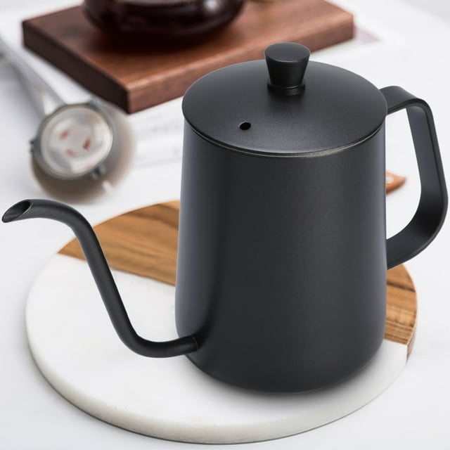 Bouilloire Col de Cygne, Bouilloire Col de Cygne en Acier Inoxydable 304 TPFE Design Moderne pour Cuisinière à Induction et Chauffage à Flamme Nue
