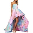 thumbnail image 2 of Gspmoly Women'S Casual Dresses, Women'S 2022 Sexy Wedding Dress Blue Long Tail High Waist Tail Wedding Bridesmaid Dress Work Dresses for Women Clearance Items, 2 of 8