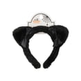 thumbnail image 4 of Way To Celebrate Halloween Women's Fuzzy Cat Ears Headband, Black, 4 of 4