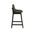 thumbnail image 5 of Weston Home Egleston Square Vegan Leather Low Back Counter Height Chair, Black, Set of 2, 5 of 7