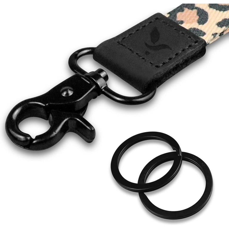 Black Keychain Wristlet Phone Pouch with Wallet | LaVieatrac Black | Gray
