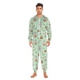 thumbnail image 5 of Adult Christmas Onesie Cute Bulldog Adult Zipper One-Piece Pajamas Unisex Pajamas with Pockets, 5 of 6