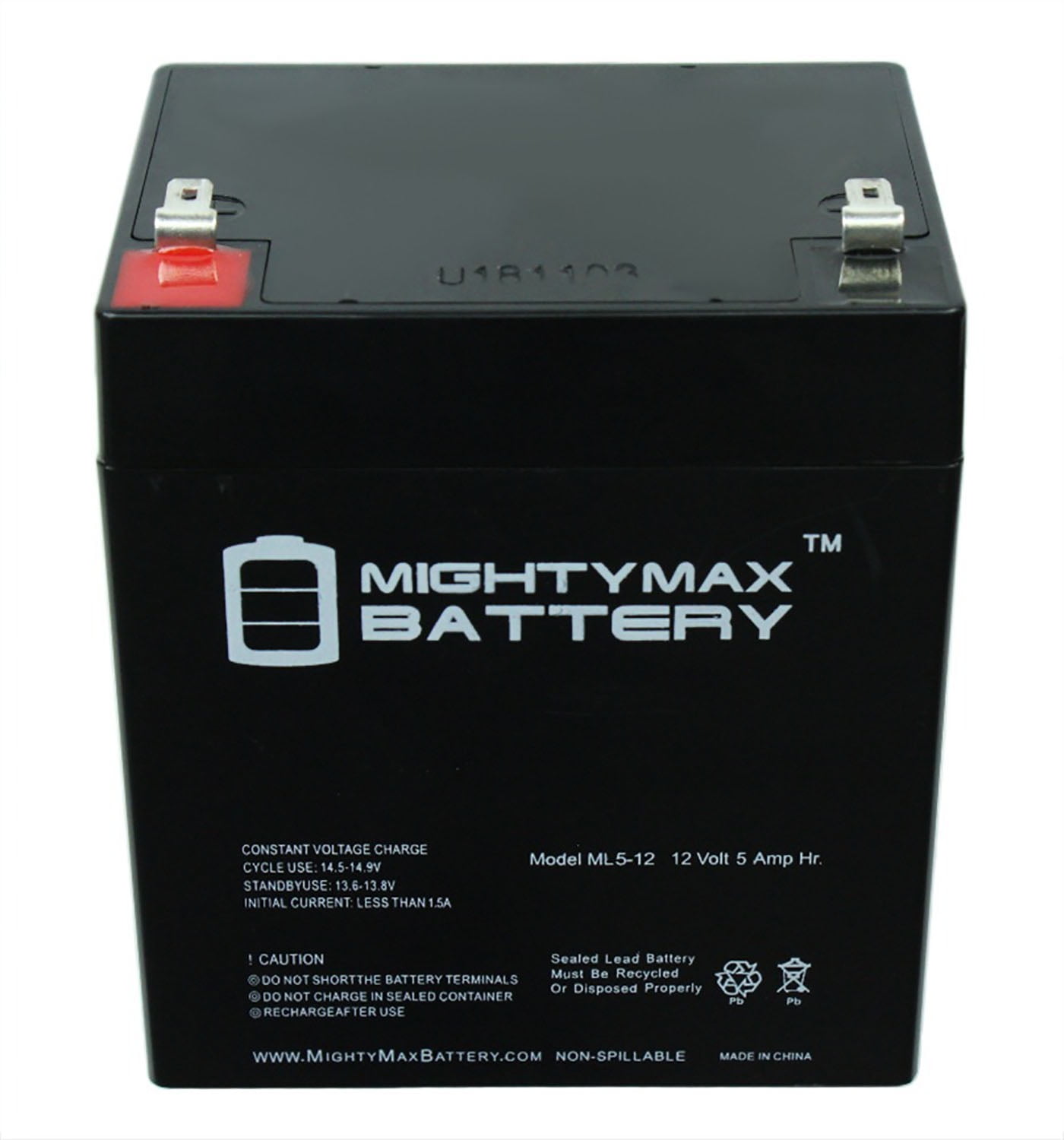 BF350-I Mighty Max Battery 12V 5Ah Compatible for APC Back-UPS ES 350 BE350 6 Pack Brand Product