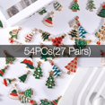 thumbnail image 3 of Colgante colorido con forma de árbol de Navidad esmaltado, 54 unidades, de Charm stino, 3 of 8