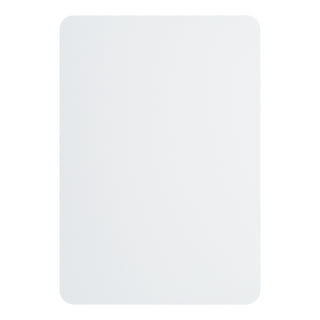 2Pcs 17 x 12 A3 Right Angle Magnetic White Board Contact Paper Set, White