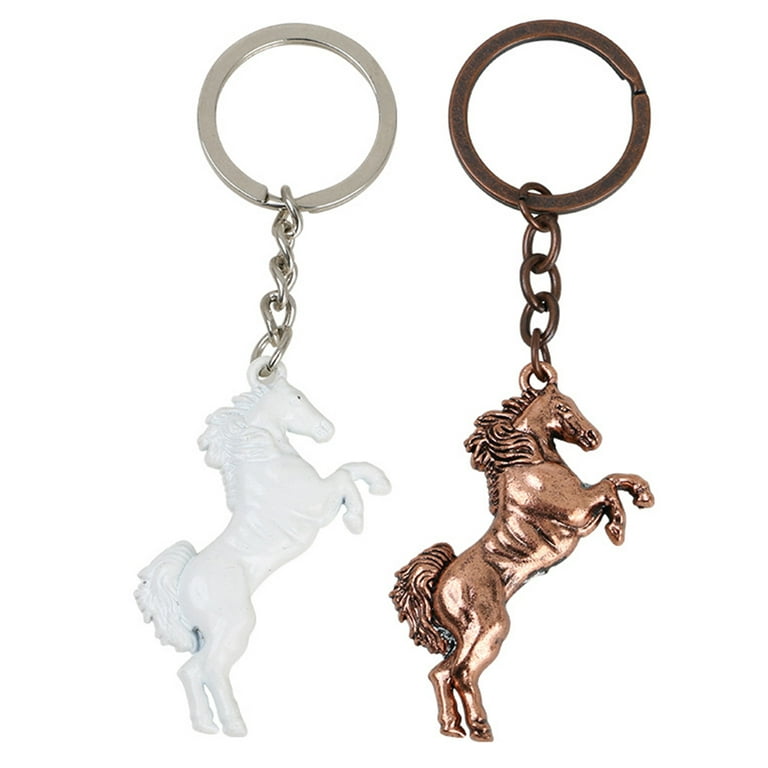 FUN Multi Color Horse Key Chain - Horses Unplugged LLC