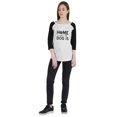 thumbnail image 5 of Inkmeso Women Raglan 3/4 sleeves Tshirt&nbsp;Home Is Where The Dog Is Shirt For Dog Lover Graphic Top, 5 of 9