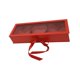 thumbnail image 5 of Caja de regalo rellenable con flores para mamá, vacía, de cartón versátil, 56 x 19 x 10 cm Rojo, 5 of 9