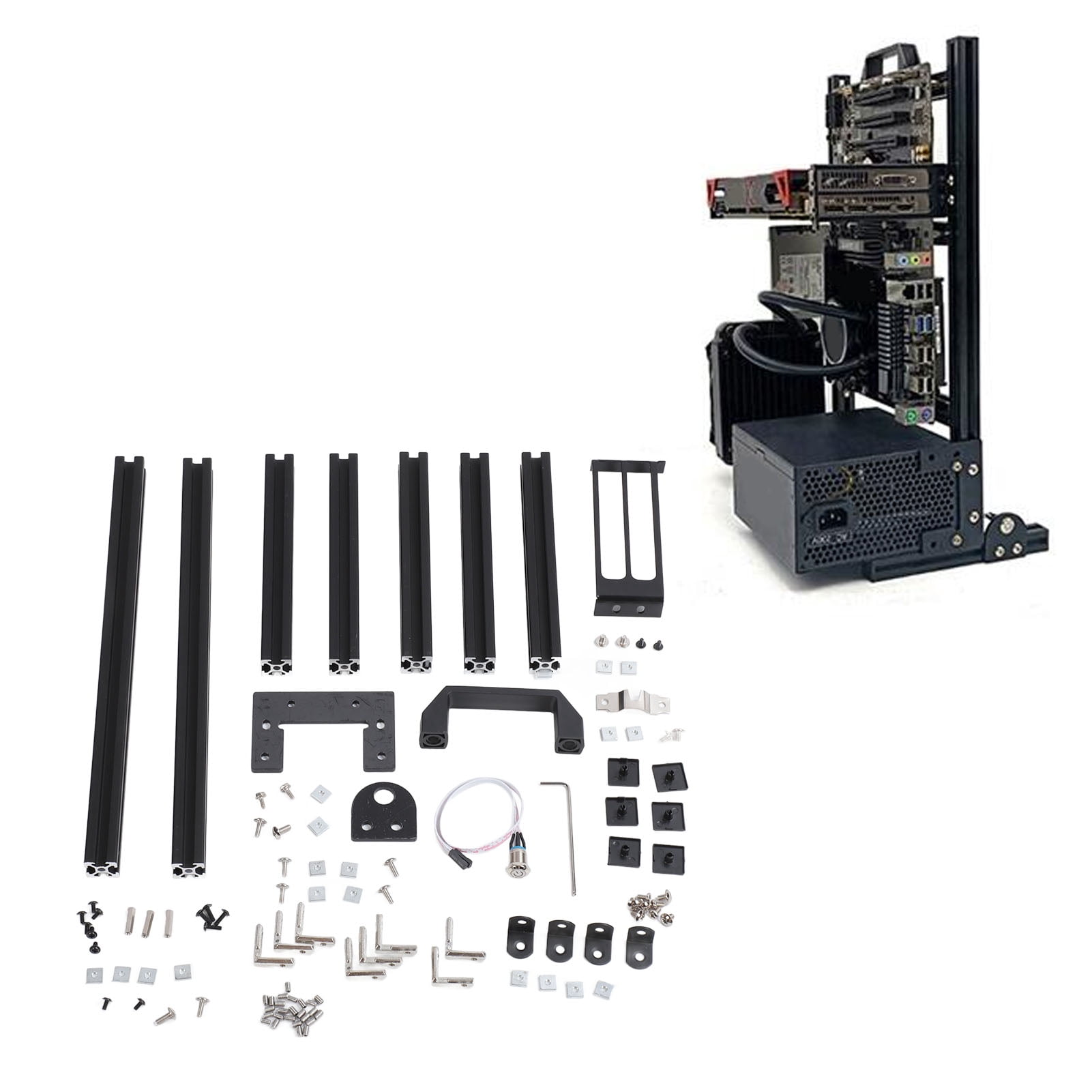 RACK DE CAJA DE PLACA BASE DE COMPUTADORA DE BRICOLAJE, PRÁCTICA FÁCIL ...
