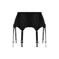 thumbnail image 4 of Women's Sexy Lace Garter Belt with 6 Straps Metal Clip Suspender for Thigh High Stockings, 4 of 6